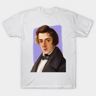 Polish Composer Frédéric Chopin illustration T-Shirt